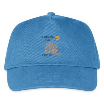 Sourdough Bread Baking Baker The Sourdough Slab - Kids’ Baseball Cap - peacock-blue - Front