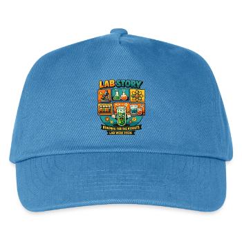Lab Story Lab Week 2026 - Kids’ Baseball Cap - peacock-blue - Front
