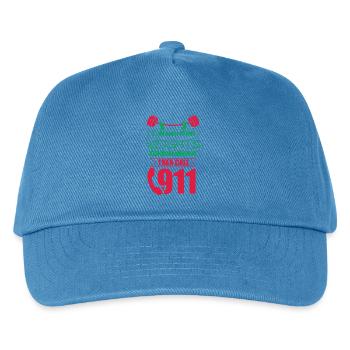 weightlifting weightlifting bodybuilding - Kids’ Baseball Cap - peacock-blue - Front