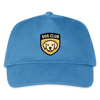 Hundeschule Logo Golden Retriever Hundeclub - Kinder Basecap - Pfauenblau - Vorne