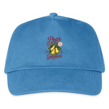 Pears Pear Goodness Shirt - Kids’ Baseball Cap - peacock-blue - Front