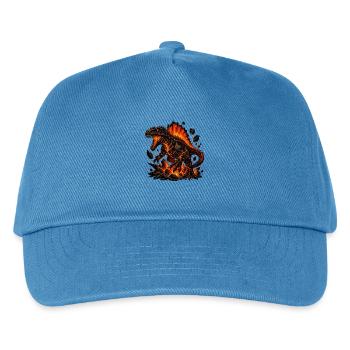 Lava Dinosaurier Inferno - Kinder Basecap - Pfauenblau - Vorne
