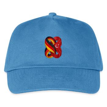 Flags of Germany and Turkey - Kids’ Baseball Cap - peacock-blue - Front