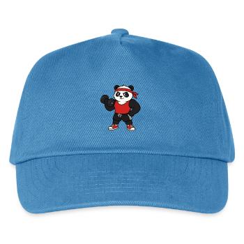 Gym Panda - Casquette de baseball Enfant - bleu paon - Devant