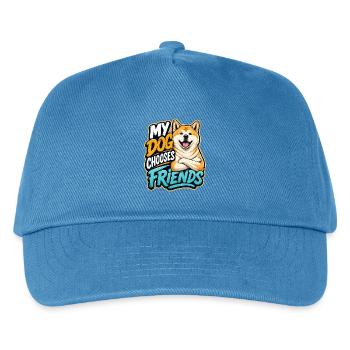 Akita - Kids’ Baseball Cap - peacock-blue - Front
