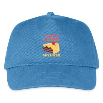 Cake Baking Pastry Chef Cake Baker - Kids’ Baseball Cap - peacock-blue - Front