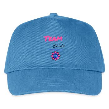 Bachelorette party. BRIDE. TEAM. TEAM MARIEE. BRIDE-TO-BE - Kids’ Baseball Cap - peacock-blue - Front