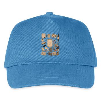 Candle Love | Candle Pouring & DIY - Kids’ Baseball Cap - peacock-blue - Front