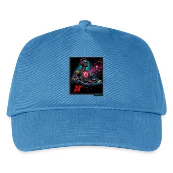 Dj - Kinder Basecap - Pfauenblau - Vorne