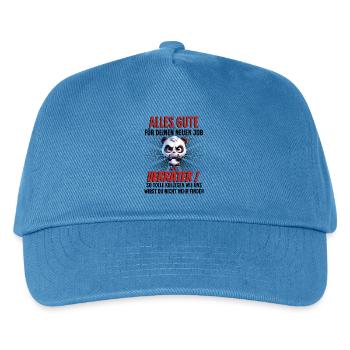 Kollegen Abschied - Kinder Basecap - Pfauenblau - Vorne