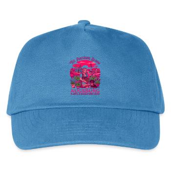 Augsburg Bloom Plants And Dachshund Lover - Kinder Basecap - Pfauenblau - Vorne