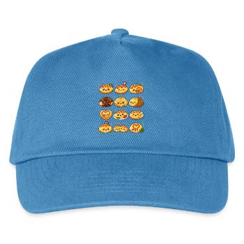 Kawaii Omurice | Japanisches Reisgericht - Kinder Basecap - Pfauenblau - Vorne