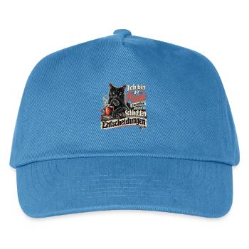 Ich bin die Pause zwischen deinen schlechten - Kinder Basecap - Pfauenblau - Vorne