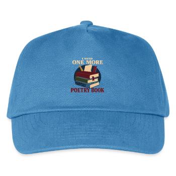 Liebhaber Der Poesie Dichter Poesie-club - Kinder Basecap - Pfauenblau - Vorne