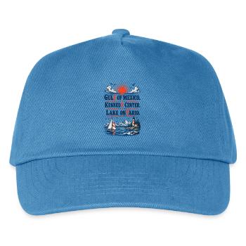 Gulf of Mexico Kennedy Center Lake Ontario Vintage - Kinder Basecap - Pfauenblau - Vorne