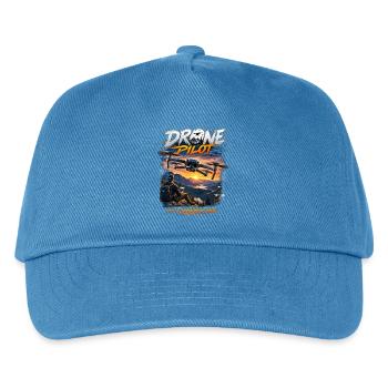 Drohne - Kinder Basecap - Pfauenblau - Vorne