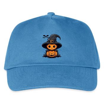 Süßer Hexenkürbis - Kinder Basecap - Pfauenblau - Vorne