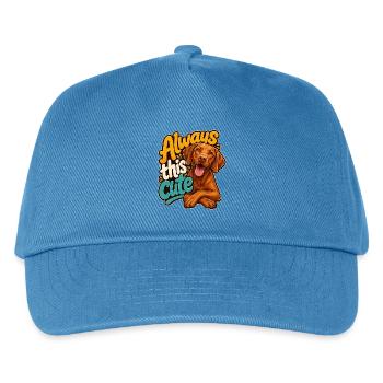 Ungarischer Pointer - Kinder Basecap - Pfauenblau - Vorne