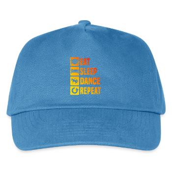 Streetdance Geschenkidee für eine Hip-Hop-Tänzerin - Kinder Basecap - Pfauenblau - Vorne