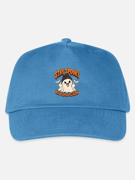 Stay Spooky – Frecher Halloween Geist - Kinder Basecap - Pfauenblau