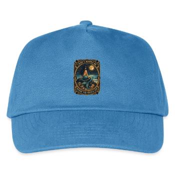  I Dont Wanna Be Where The People Are Meerjungfrau - Kinder Basecap - Pfauenblau - Vorne