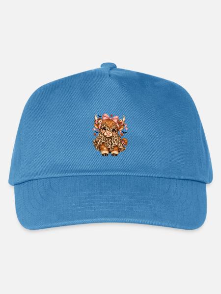 Leopardengeist, Highland-Kuhbogen - Kinder Basecap - Pfauenblau