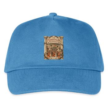 Pompeji Lava-Spiel - Kinder Basecap - Pfauenblau - Vorne