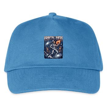 Orbital Riffs Heavy Metal - Kinder Basecap - Pfauenblau - Vorne