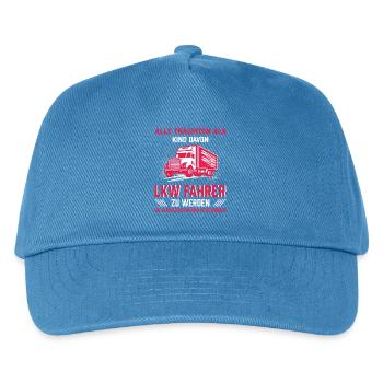Lkw Fahrer Kraftfahrer LKW-Fahrer - Kinder Basecap - Pfauenblau - Vorne