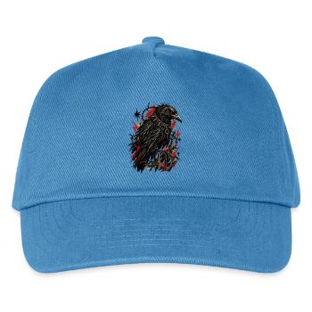 Rabenkönig der Nacht - Kinder Basecap - Pfauenblau - Vorne