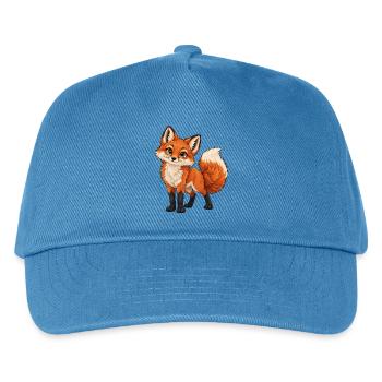 Frecher Rotfuchs - Kinder Basecap - Pfauenblau - Vorne