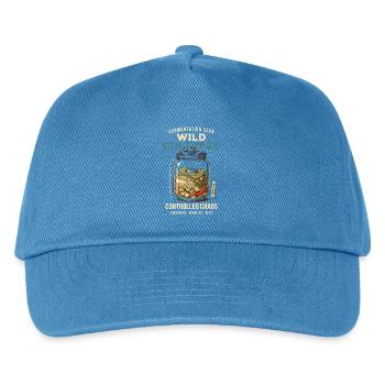 Wilde Kulturen - Kinder Basecap - Pfauenblau - Vorne