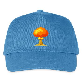 Nukleare Explosion Atomic - Kinder Basecap - Pfauenblau - Vorne