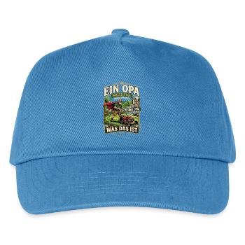 EIN Opa muss tun, was Oma SAGT - Kinder Basecap - Pfauenblau - Vorne