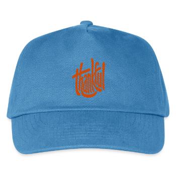 Dankbarkeit  - Kinder Basecap - Pfauenblau - Vorne