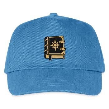 Zauberbuch Stern Magie Icon - Kinder Basecap - Pfauenblau - Vorne