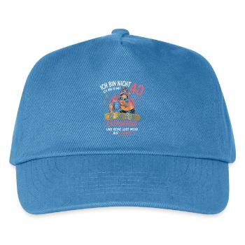 40 Geburtstag Frau Geschenk Lustiger Spruch - Kinder Basecap - Pfauenblau - Vorne