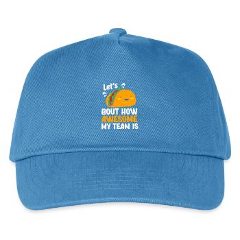 Mitarbeiter der Woche Mitarbeiter des Monats - Kinder Basecap - Pfauenblau - Vorne