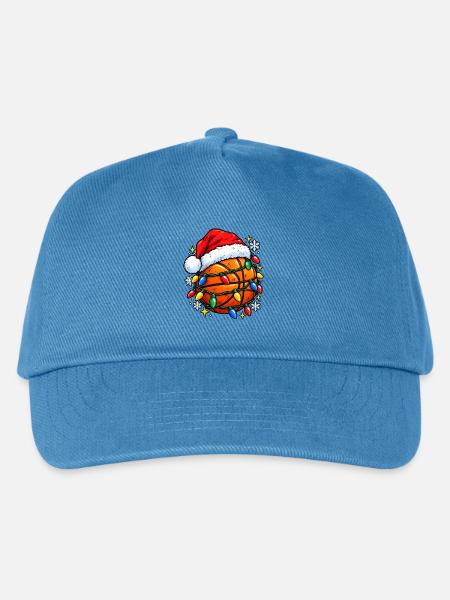 Basketball Weihnachtsspaß - Kinder Basecap - Pfauenblau