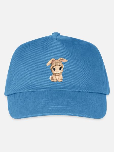 Hase Süß Niedlich Baby Kinder Tier Cartoon - Kinder Basecap - Pfauenblau