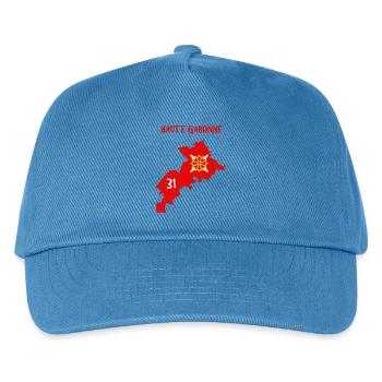Haute Garonne - Kinder Basecap - Pfauenblau - Vorne