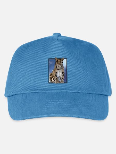 Nebelparder - Kinder Basecap - Pfauenblau
