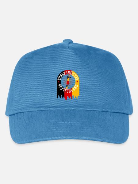 Europameister Deutschland - Kinder Basecap - Pfauenblau