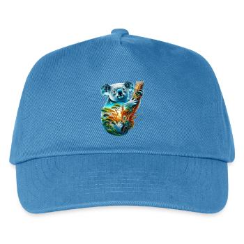 Koala - Kinder Basecap - Pfauenblau - Vorne