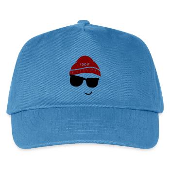 Ich habe es auch getan - Kinder Basecap - Pfauenblau - Vorne