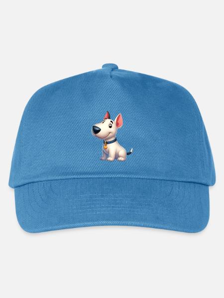 Bullterrier - Kinder Basecap - Pfauenblau
