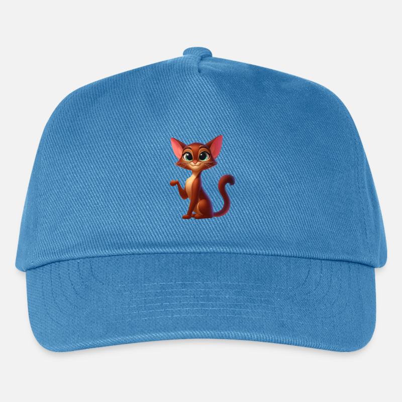 Abessinier 6 - Kinder Basecap - Pfauenblau