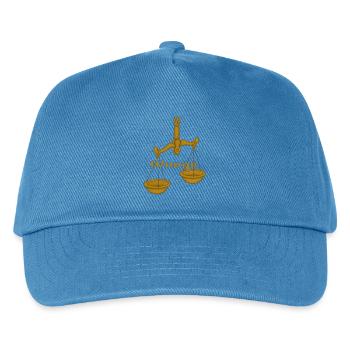 Zodiac sign Libra - Kids’ Baseball Cap - peacock-blue - Front