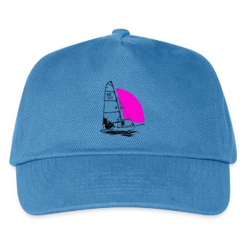 RS 500 Régate de dériveurs à voile voile de couleur - Casquette de baseball Enfant - bleu paon - Devant