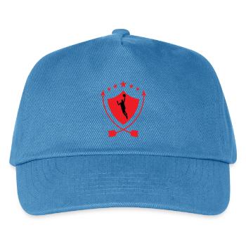 Basketball / Basketball / Basktet-Ball / Sport - Kinder Basecap - Pfauenblau - Vorne
